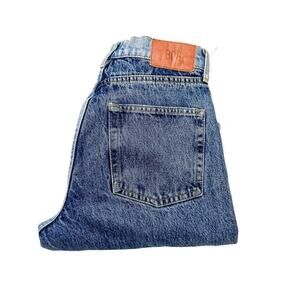 BDG Pax Split Color Denim Jeans Button Fly Raw Hem Size 27 x 30L